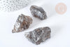 Quartz fumé naturel brute 13~48 ,quartz fumé naturel, pierre semi-précieuse,création bijoux, lithothérapie, la pierre G7585