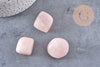 Quartz rose naturel brut roulé, quartz rose naturel, litotherapie, Chips quartz, minéral brut, x1 (G2465)