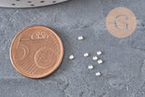 Round transparent crystal rhinestone cabochon 2.5mm, x 0.15 gram (G2287)