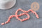 Cuentas de coral rosa EP, cuentas de coral, fabricación de joyas, coral natural, cuentas de concha, concha rosa, hilo de 38 cm, G3089