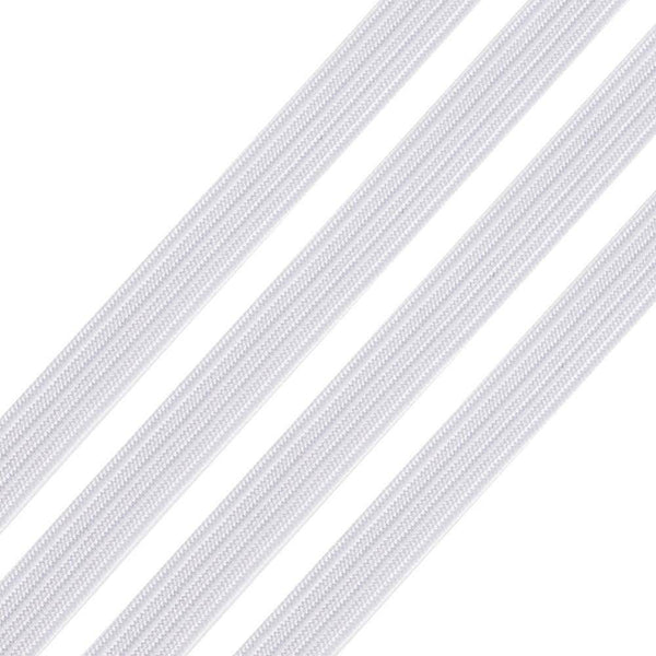 Ruban élastique blanc, élastique couture, fabrication masque, élastique plat,10mm,mercerie couture, X 1Mètre G8243