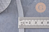 Ruban élastique doré ou argenté nylon 0.7mm, x1 mètre (G10336)