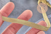 Ruban élastique doré ou argenté nylon 0.7mm, x1 mètre (G10336)