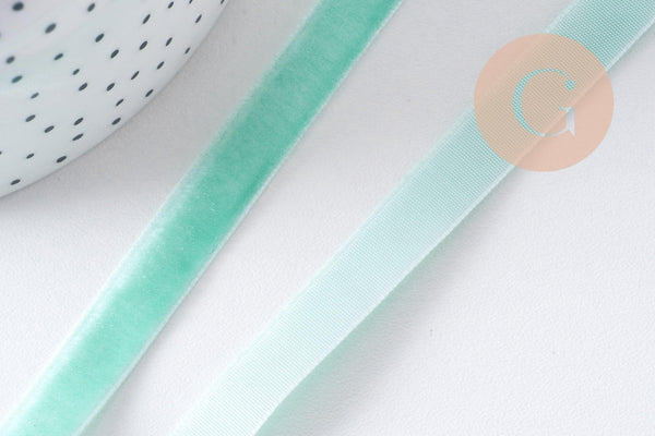 Ruban velours 10mm, x1 mètre (G10331)