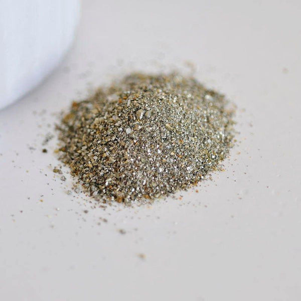 Sable chips Pyrite naturelle 2-3mm, x20gr (G0231)