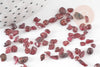 Sable chips pierre grenat rouge bordeau naturel 3-6mm non percé, x20gr (G0261)