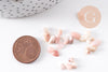 Sable chips pierre opale rose naturelle 3-5mm non percé, x20gr (G0235)