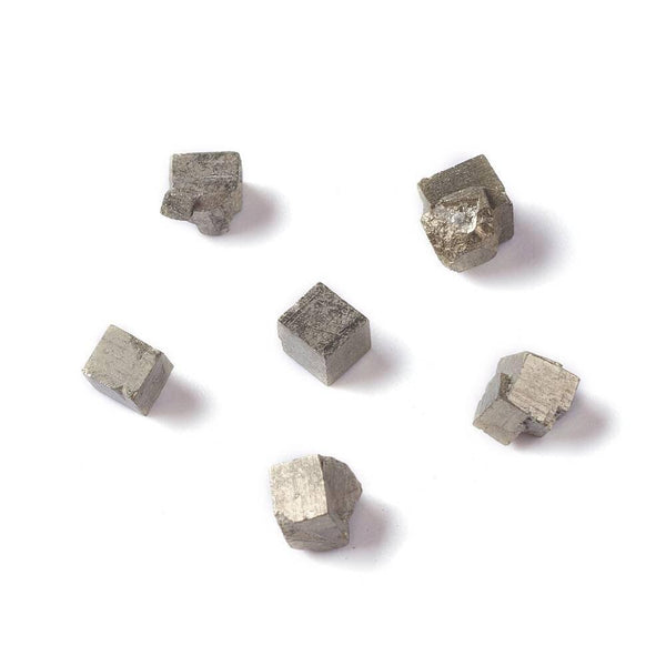 Sable cube Pyrite naturelle 2~5mm non percé, x20gr (G3676)