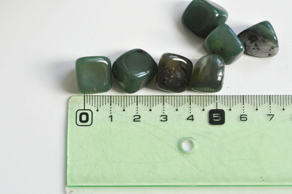 Sable pierre agate mousse naturelle brute roulée 10-16mm, x20gr (G5208)