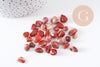 Sable pierre agate rouge naturelle brute roulée 6-16mm non percé, x20gr (G0399)