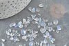Sable pierre chips opalite 4~12mm non percé,x20gr (G0232)