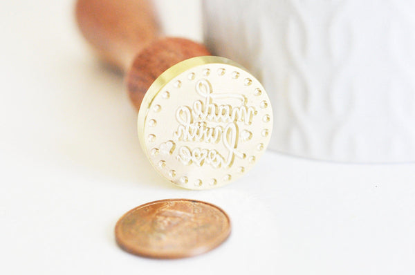 Sceau en metal Made with Love pour cire à cacheter,fourniture création de sceaux personnalisés invitations de mariage DIY, x1 G4949