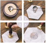 Sceau en metal lettre A cire à cacheter, DIY,25mm x1 G7620