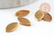 Supports de cabochons marquise horse eye laiton brut 10x5mm, x20 (1.7gr) (G0673)