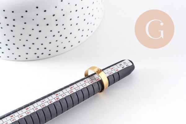 Triboulet Baguier outil de mesure bagues doigts plastique, x1 (G10503)