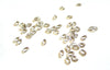 anneaux ovales platine 4.5mm, x1gr (G1023)