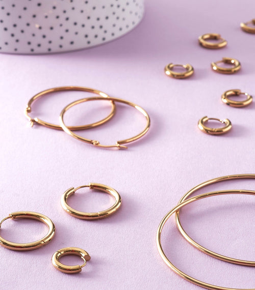 Steel earrings