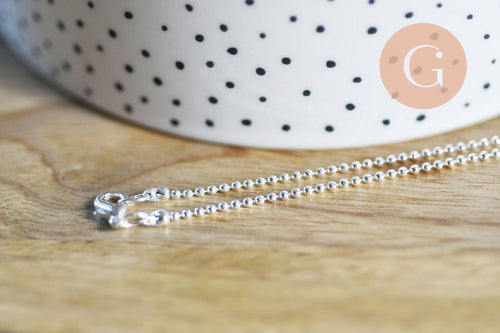 Complete silver/platinum chains - necklaces and bracelets