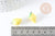 Platinum iron yellow resin lemon pendant 20-24mm, summery citrus fruit pendant x1 G8949 