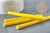 Bright yellow sealing wax stick 135mm, supply for creating personalized seals, X1 G8912 