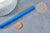 Pearly royal blue sealing wax stick 135mm, supply for creating personalized seals, X1 G8911 