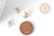 Pendentif Pomme laiton zircon 10mm,  pendentif création bijoux fruits X1 G9018