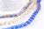 Perle verre carré irisé facetté 12mm, perles carrée, perles verre pour création bijoux, X5 perles  G9076