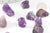 Purple amethyst chip beads, creative supplies, amethyst beads, natural stone, 90 cm wire, X1 G3108