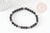 Kit Bracelet pour Homme agate naturelle noire zamac argenté TITOUAN, Coffrets et kits création de bijoux fantaisie DIY, pochette 1 bracelet G9177