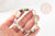 Kit Bracelet pour Homme amazonite naturelle zamac argenté MARIUS, Coffrets et kits création de bijoux fantaisie DIY, pochette 1 bracelet G9175