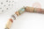 Kit Bracelet pour Homme Jaspe naturelle et zamac argenté MARIN, Coffrets et kits création de bijoux fantaisie DIY, pochette 1 bracelet G9178