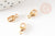 Fermoir pince homard gold-filled 14K 9.1mm, fermoir qualité pour création bijoux, X1 G9242