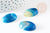 Blue agate cabochon, oval cabochon, agate cabochon, natural agate, natural stone, jewelry creation, 18 x25mm, unit G5063