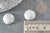 White howlite cabochon, round cabochon, stone cabochon, Howlite cabochon, natural howlite, 16mm, natural stone jewel, unit, G2900