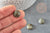 Round faceted labradorite cabochon, creative supplies, round cabochon, natural labradorite,14.5mm, natural stone-G2264