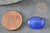 Royal blue jade cabochon, navy blue oval cabochon, dome stone, natural jade, 18 x13mm, stone cabochon, natural stone, unit, G2022