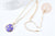Gold enameled star medal necklace 304 stainless steel enameled 45-50mm, Mother's Day birthday gift idea for women, unit G7647 