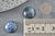 Round blue lapis lazulis cabochon, creative supplies, round cabochon, stone cabochon, natural lapis lazulis, 12mm, natural stone-G1128