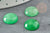 Green jade cabochon, natural stone, jewelry creation, jade cabochon, round cabochon, precious stone, green stone, 12mm, G2632
