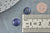 Round cabochon natural lapis lazuli 8mm, cabochon creation stone jewelry, unit G8796 