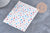 Feuille de transfert polymère – Motif confetti 14x10 cm, x1