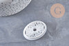 Emporte-Pièce Pâte polymère Ovale Fleur créole interchangeable 40mm, x1 (G10997)