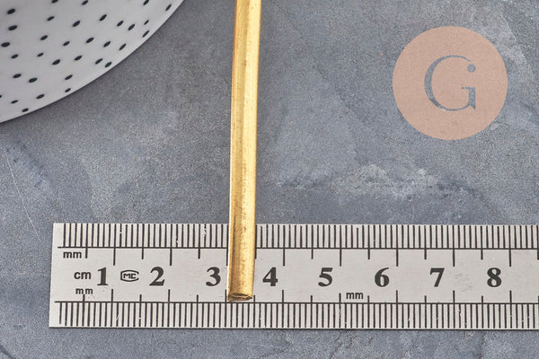 Bande pour serti laiton brut 5mm, x50cm (G11061)