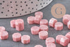 Granulés cire à cacheter rose nacré,fourniture pour création de sceaux personnalisés pour sceaux et invitations de mariage DIY, x100 (G4590)