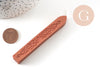 Batonnet de cire à cacheter cuivre avec mèche, x1 (G3453)