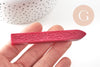 Batonnet de cire à cacheter rouge sans mèche, x1 (G3191)