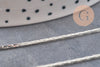 Chaine argentée serpent argentée 1.5 mm, x 5Mètres (G0734)