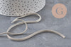 Chaine mesh serpent fer platine 4mm, x1 metre (G2320)