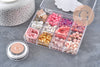 Kit Nacre & Coquillage rose, Coffrets et kits de perles pour la création de bijoux fantaisie DIY, x1 (G11105)
