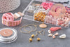 Kit Nacre & Coquillage rose, Coffrets et kits de perles pour la création de bijoux fantaisie DIY, x1 (G11105)